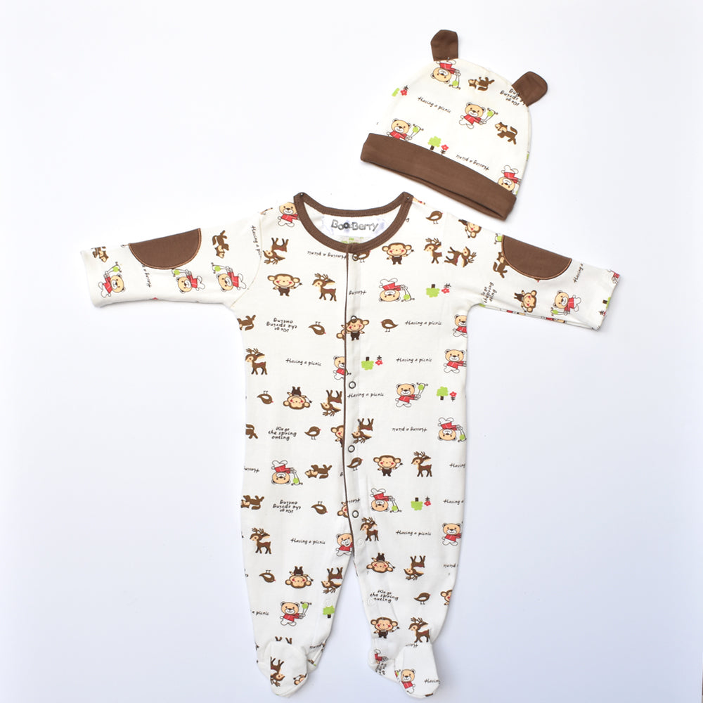 Baby Romper With Bunny