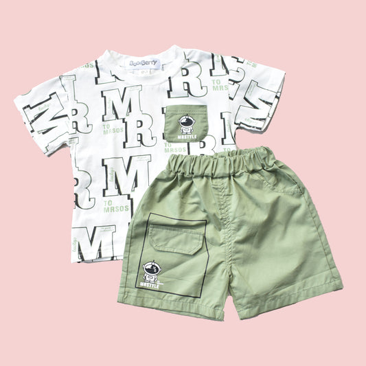 Boy Pant Set Green