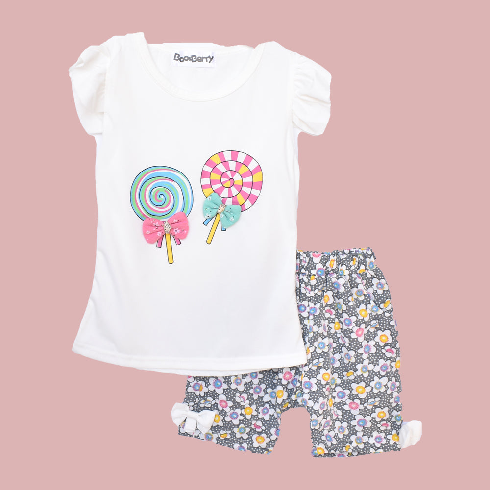 Baby/Toddler Girl 2pcs Tee and Shorts Set