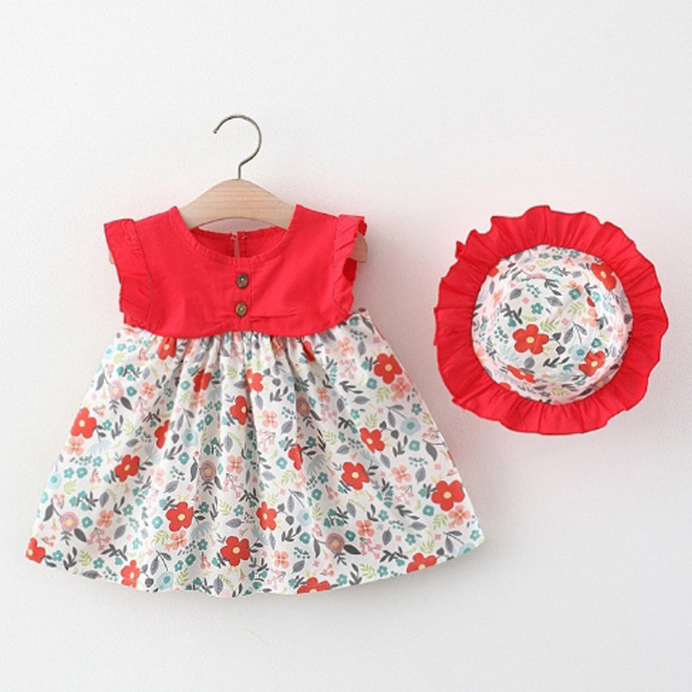 Baby Girl Dress With Hat