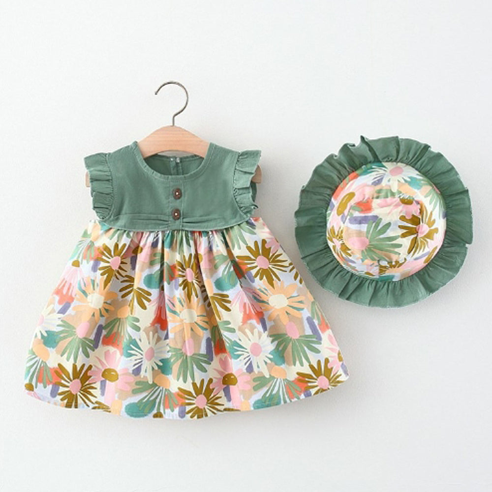 Baby Girl Dress With Hat