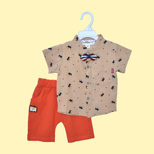 Baby Boy Clothing set Cream