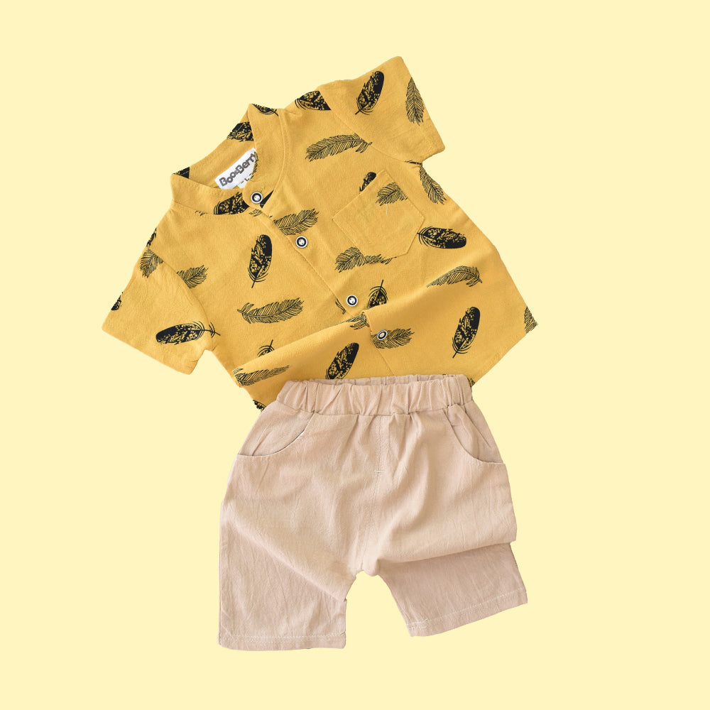 Boy Printed Shirt & Shorts