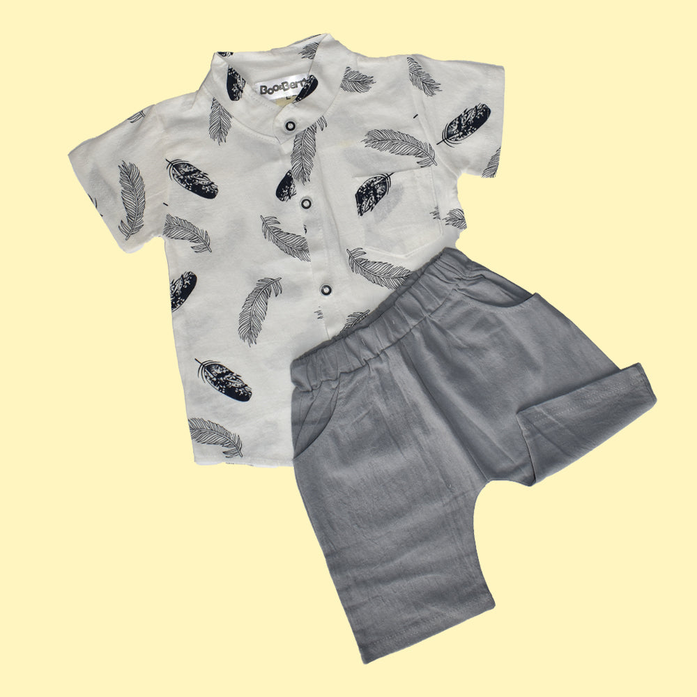 Boy Printed Shirt & Shorts