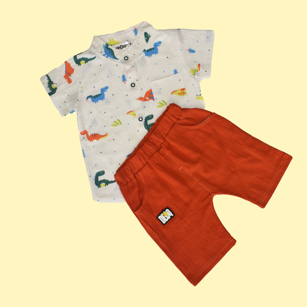 Boy Printed Shirt & Shorts