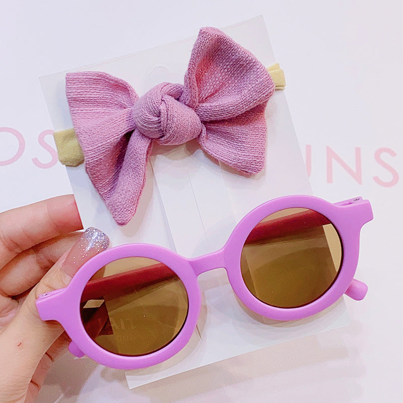 Baby Sunglasses With Bow hair Band