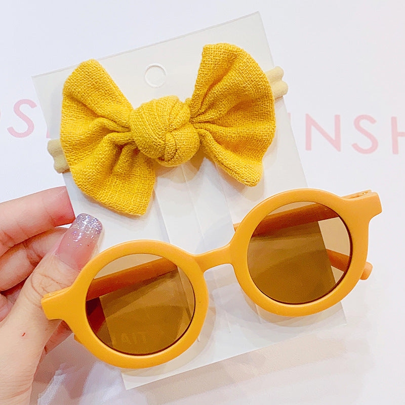 Baby Sunglasses With Bow hair Band