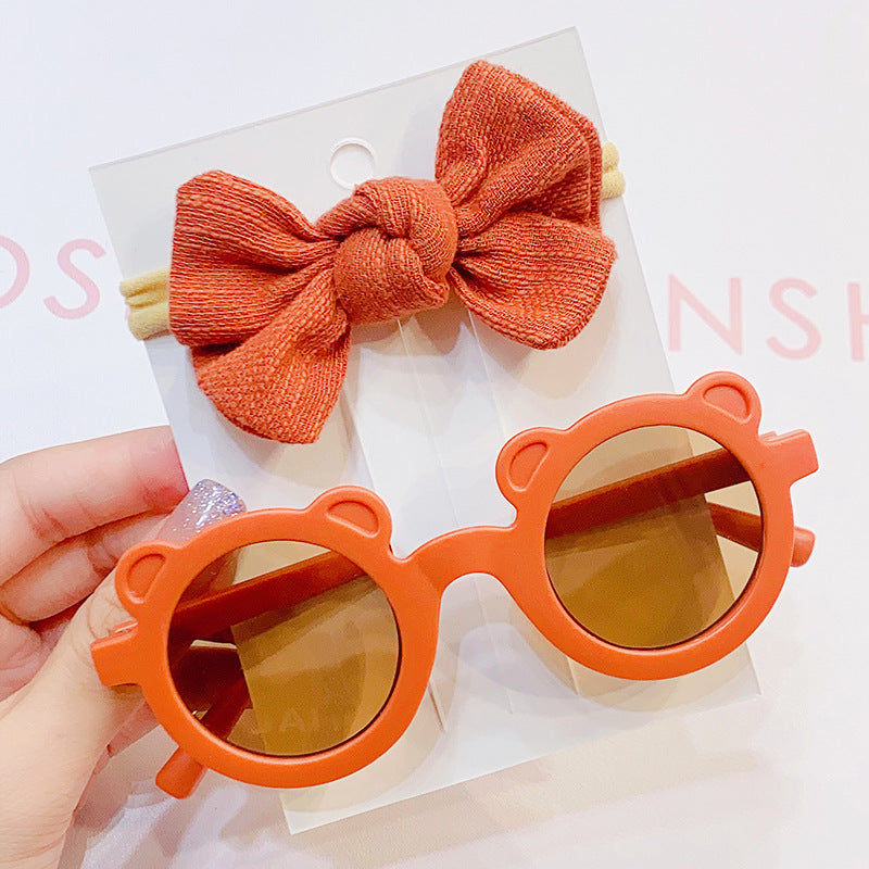 Baby Sunglasses With Bow hair Band