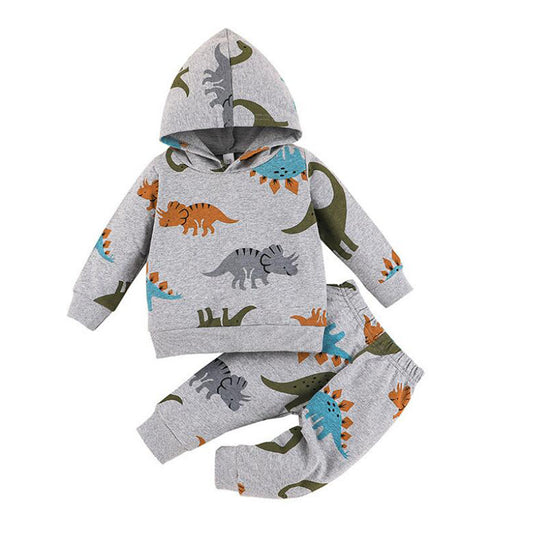 Baby Cord Set with Dinosaur